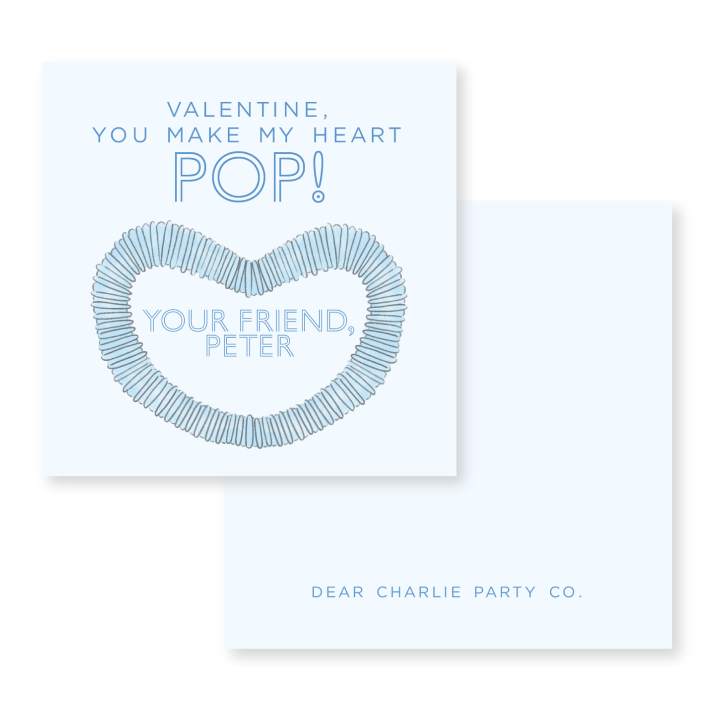 a couple of cards with a heart on them