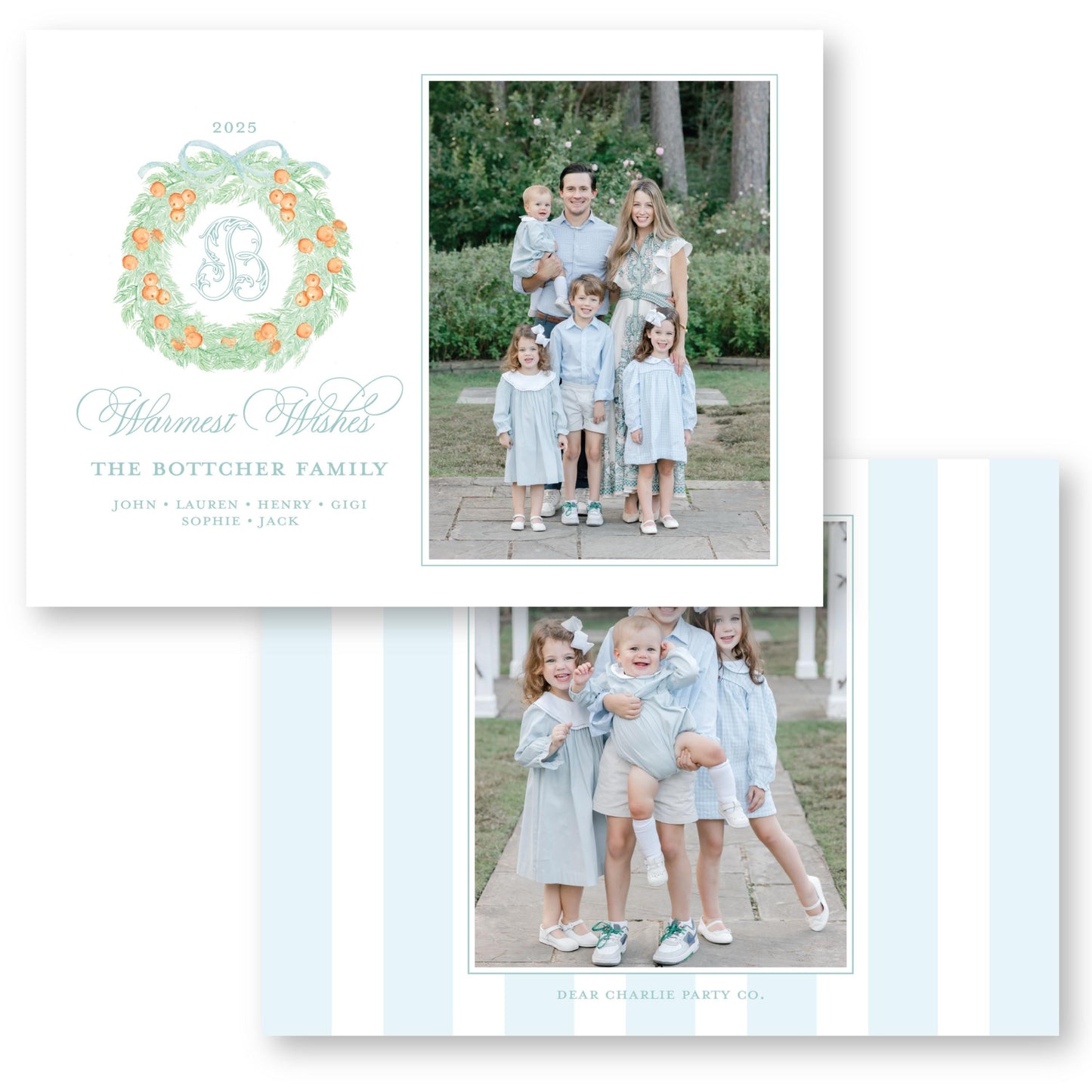 Orange you Merry | 5x7 Holiday Photo Card with Envelope