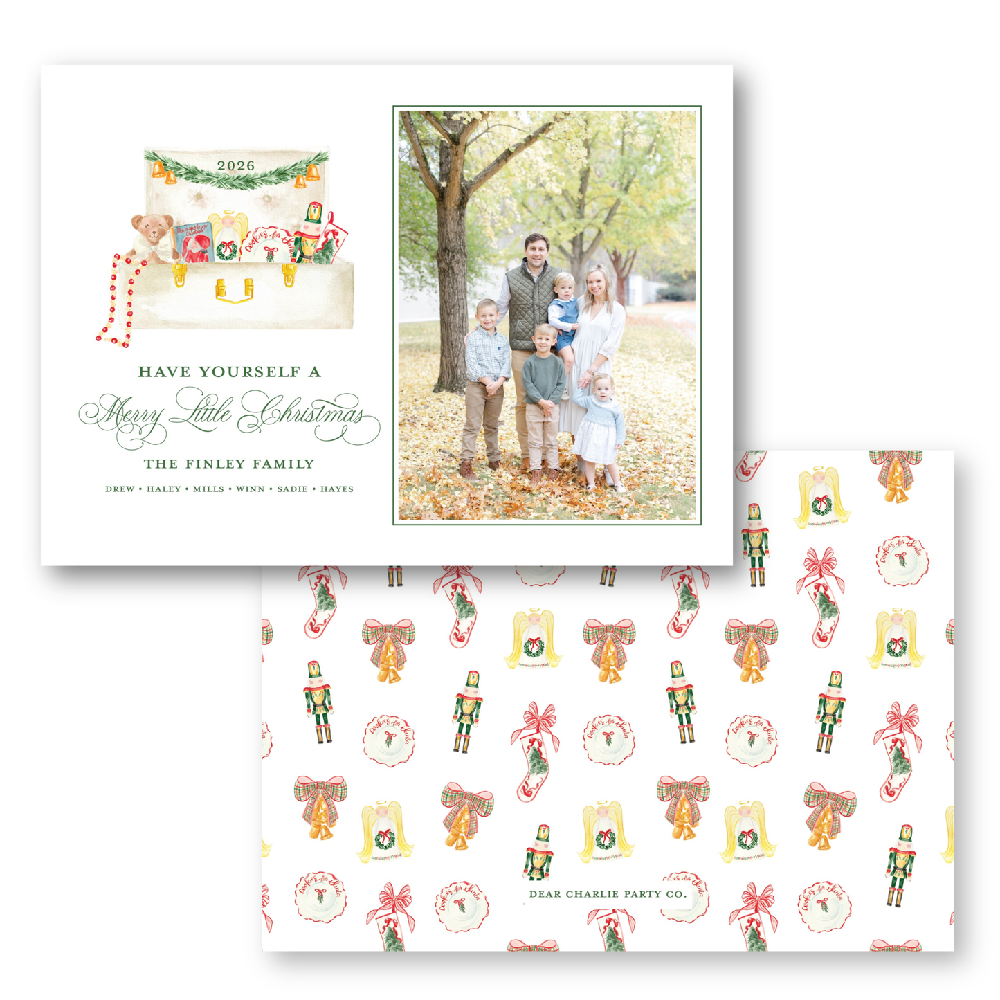 Keepsake Christmas Landscape | 5x7 Holiday Photo Card with Envelope