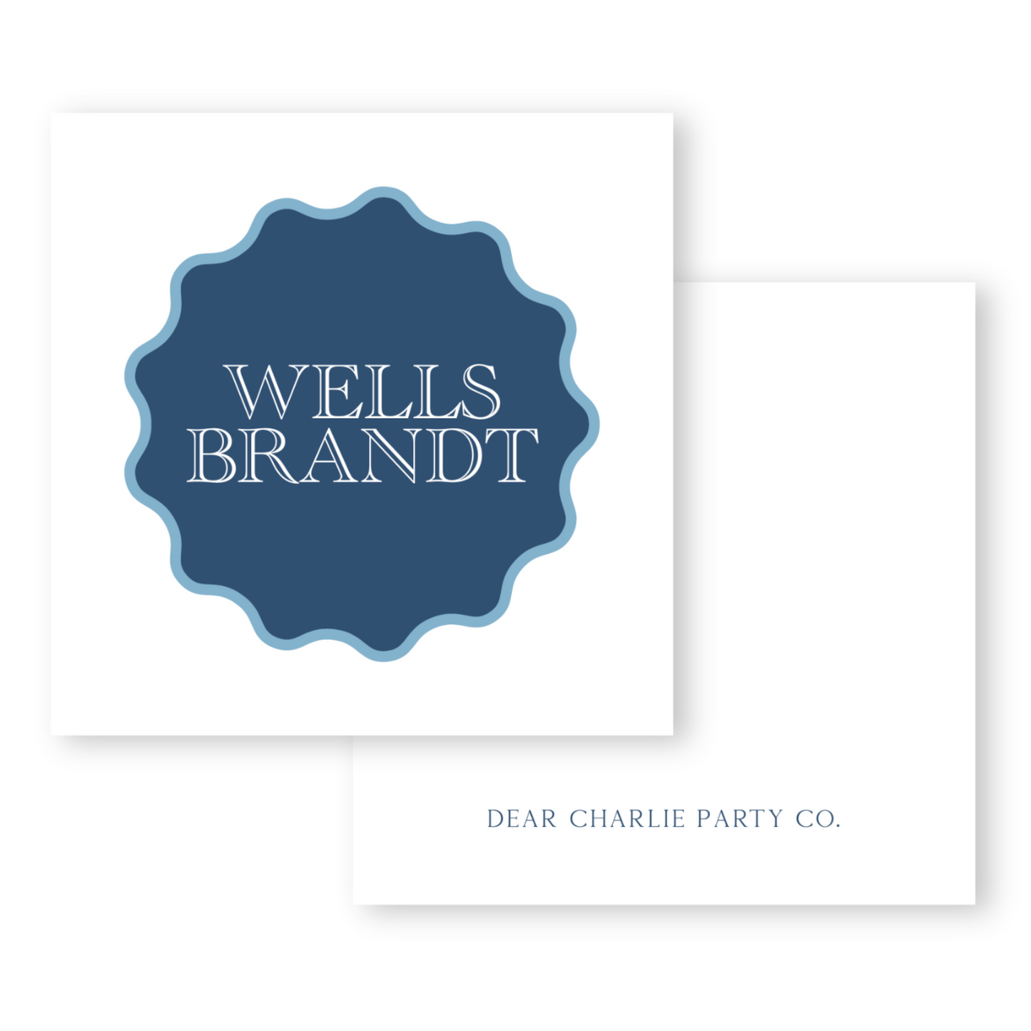a business card with the words wells brand on it