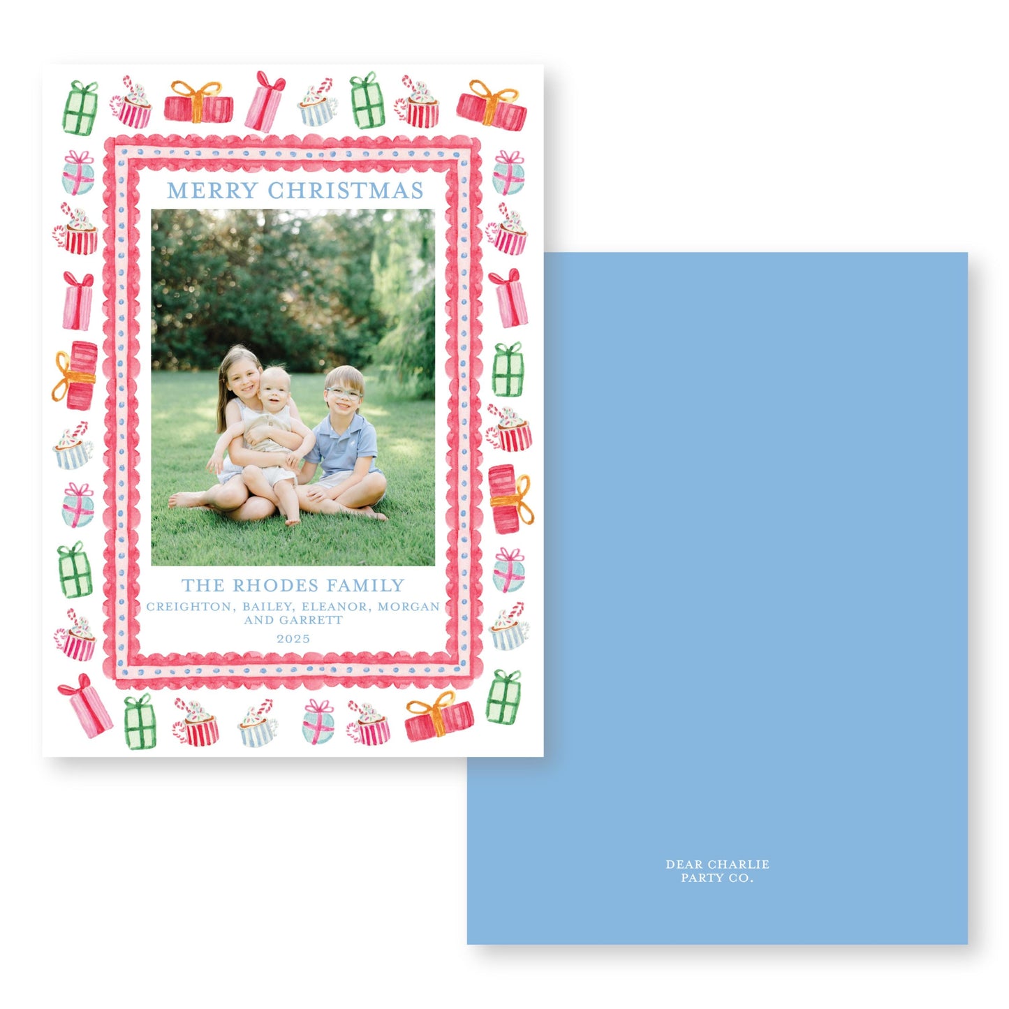 Parade of Presents | 5x7 Holiday Photo Card with Envelope