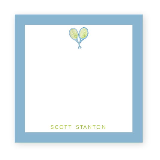 The Tennis Notepad in Blue