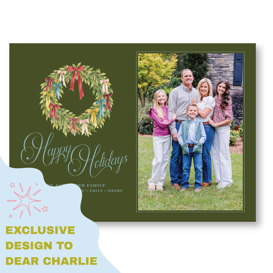 Wrapped in Ribbons Wreath | 2026 Exclusive Art Holiday Card