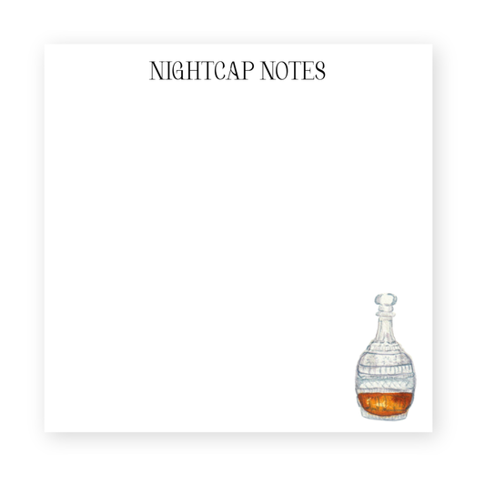 Nightcap Notes Decanter Notepad