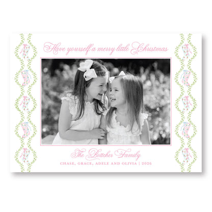 Pretty Little Christmas Frame Card | Holiday Photo Card
