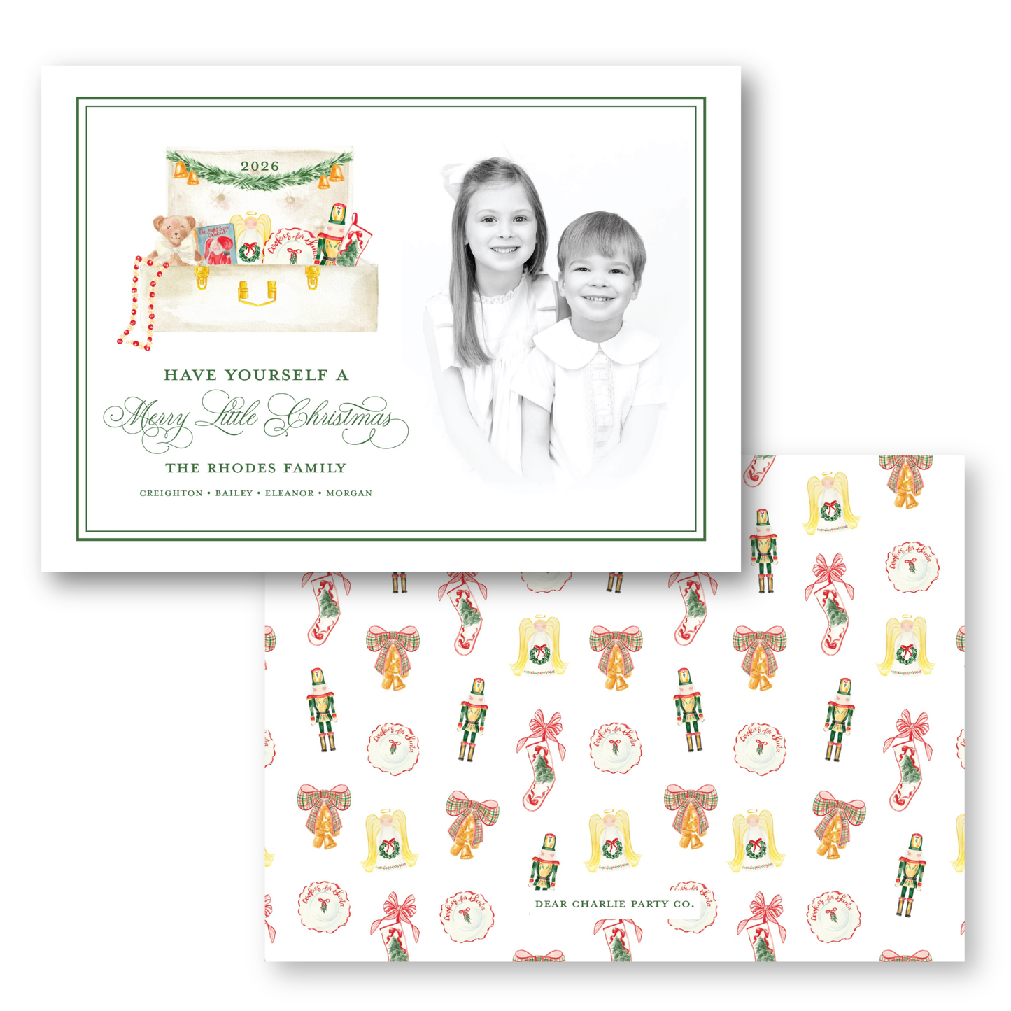Keepsake Christmas | 5x7 Holiday Photo Card with Envelope