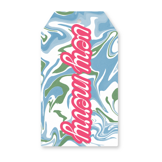 Marble Gift Tag – Hanging Gift Tags with String | Elegant Marble Design Labels