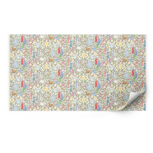 Nativity Pattern Paper Placemats
