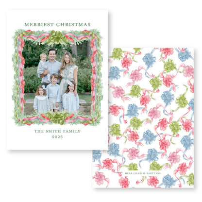 Velvet Trimmings | Holiday Photo Card