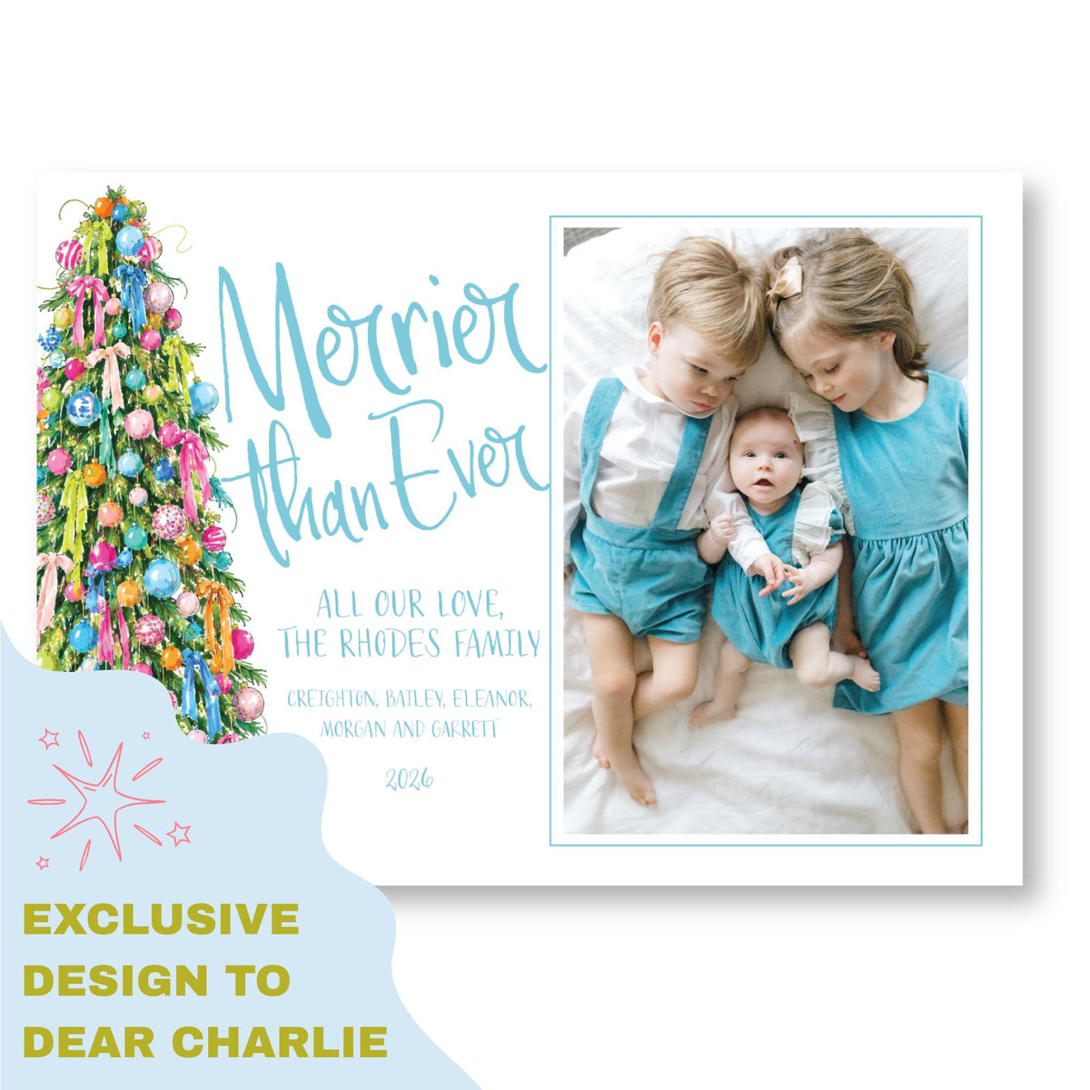 Full of Color Christmas Tree | 2026 Exclusive Art Holiday Card