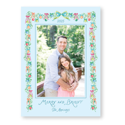 Merry Kitchmas Christmas in Blue | Holiday Photo Card