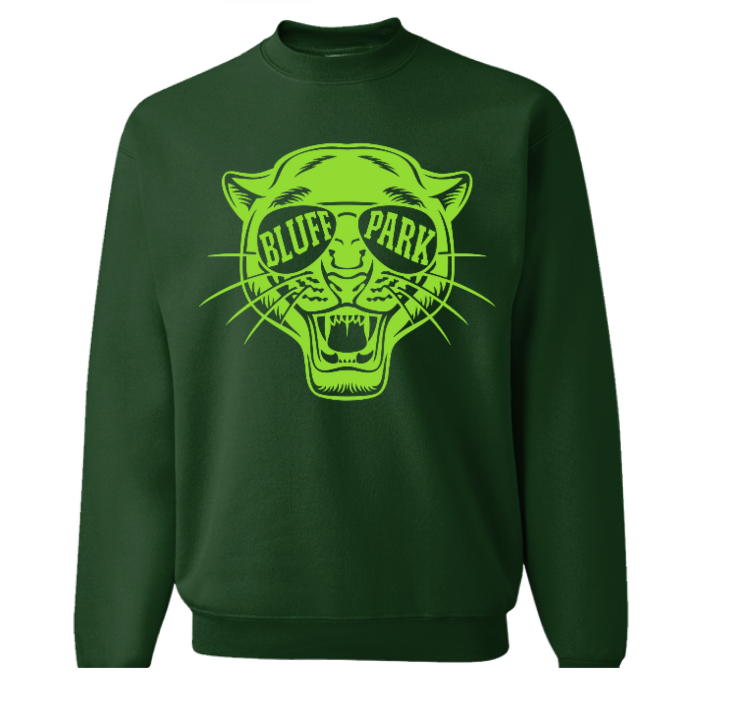 Bluff Park Panther Head Sweatshirt