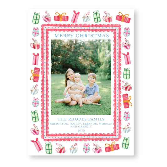Parade of Presents | 5x7 Holiday Photo Card with Envelope