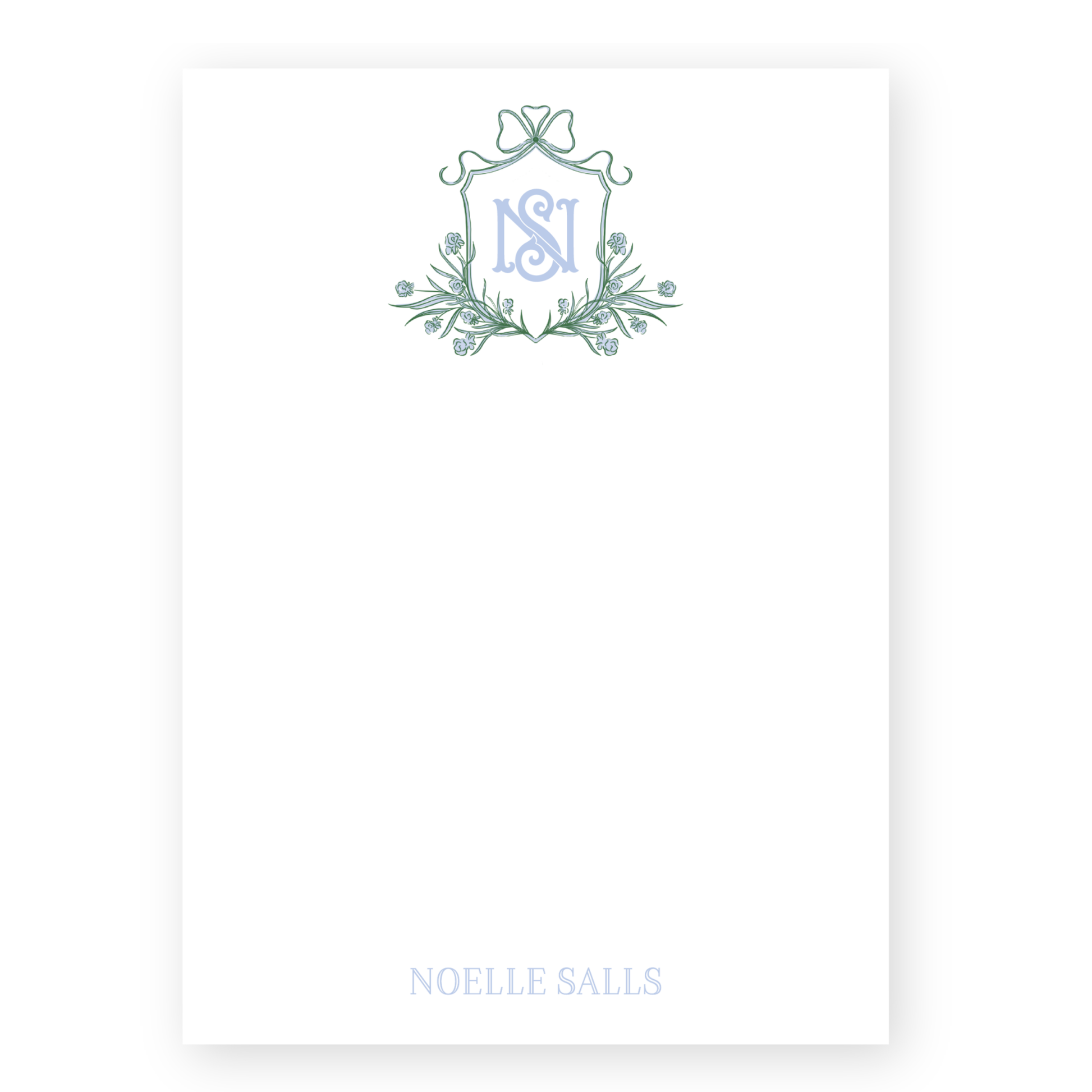 a note with a monogrammed monogrammed monogrammed monogrammed