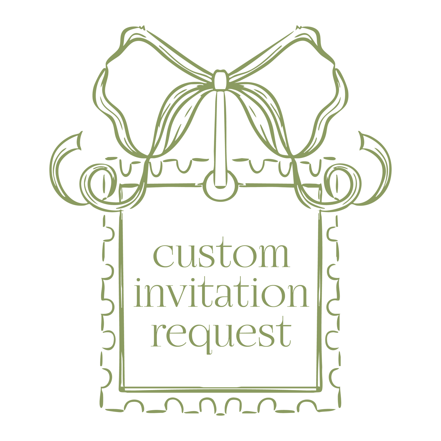 Custom Invitation Request and Deposit