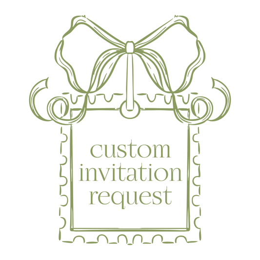 Custom Invitation Request and Deposit
